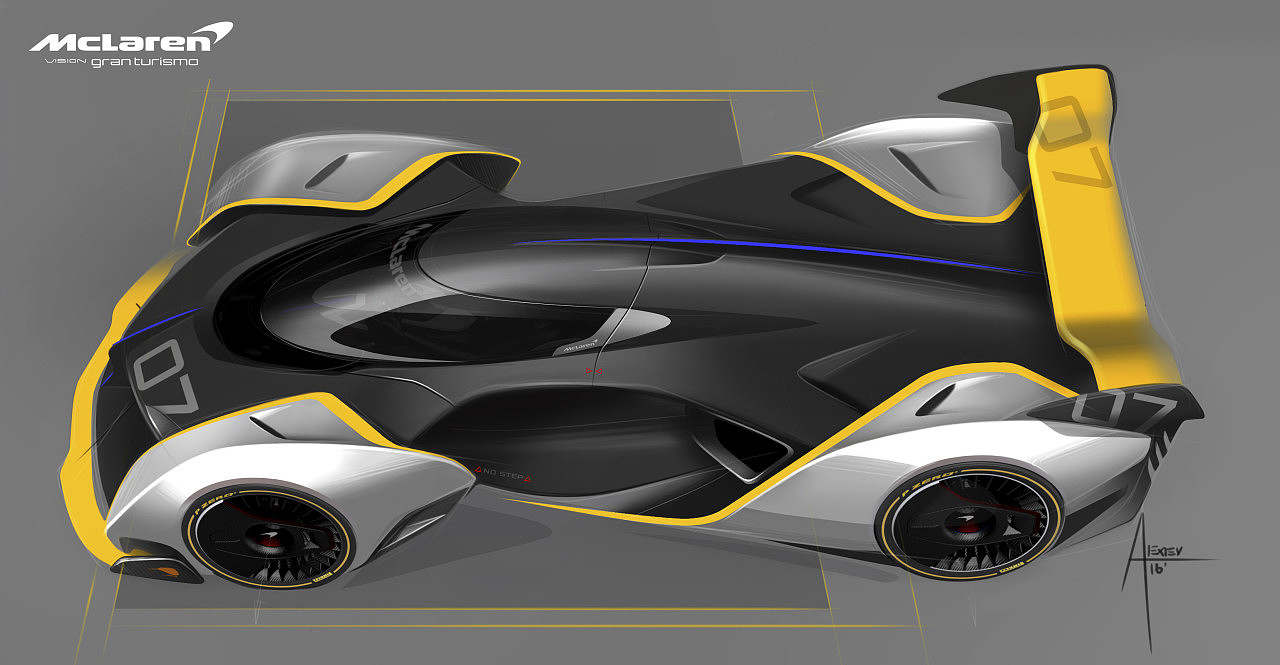 Game platform，Virtual game，Concept car，Automobile design，Mclaren，