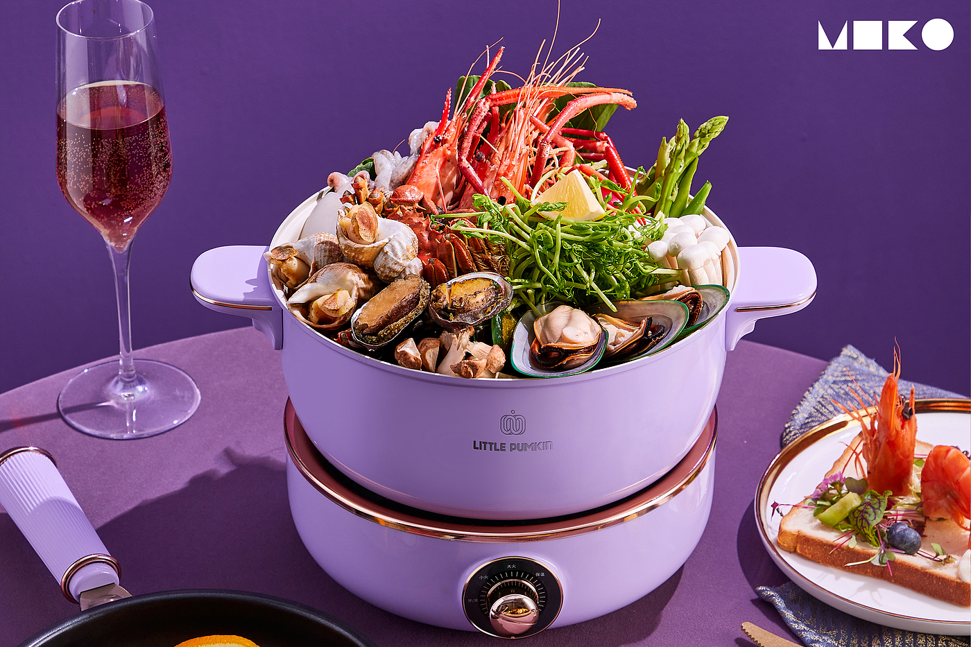 small home appliances，Retro elements，Pumpkin，kitchen，product design，Multifunctional electric cooker，Rice shell industrial design，