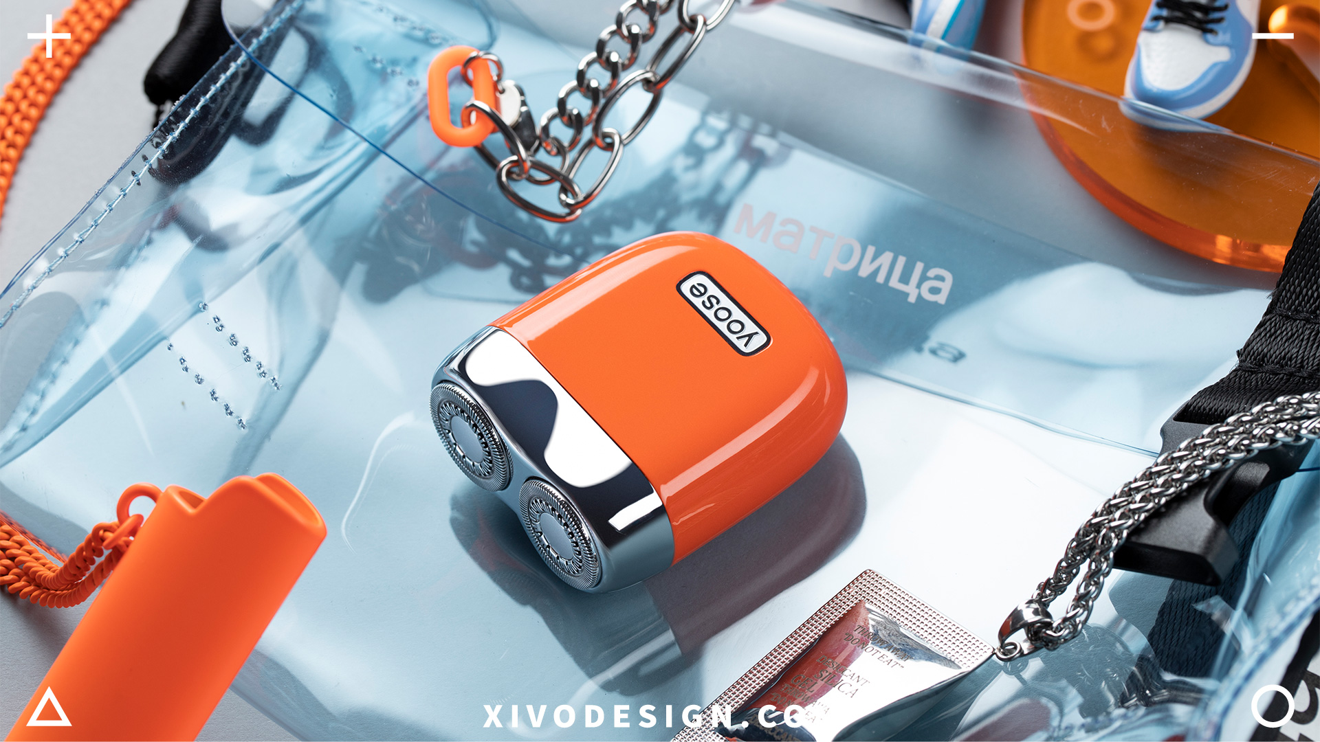 Good simple geometry，Colored，razor，Tide play，trend，Gehu，Electric shaver，gift，