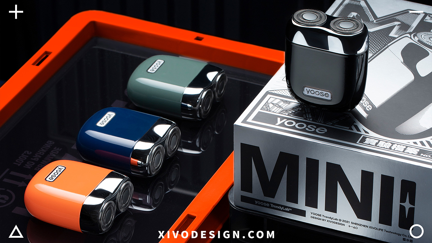 Good simple geometry，Colored，razor，Tide play，trend，Gehu，Electric shaver，gift，