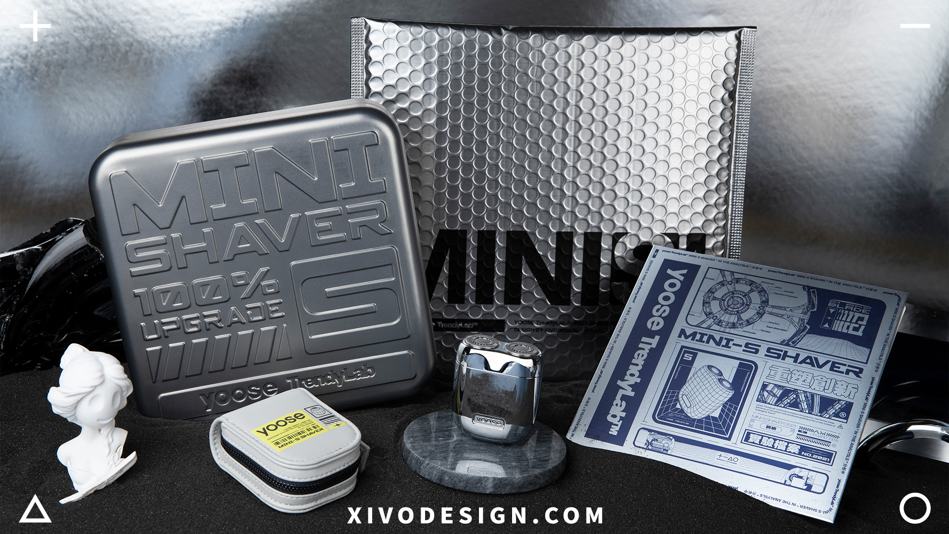 Good simple geometry，Colored，razor，Tide play，trend，Gehu，Electric shaver，gift，