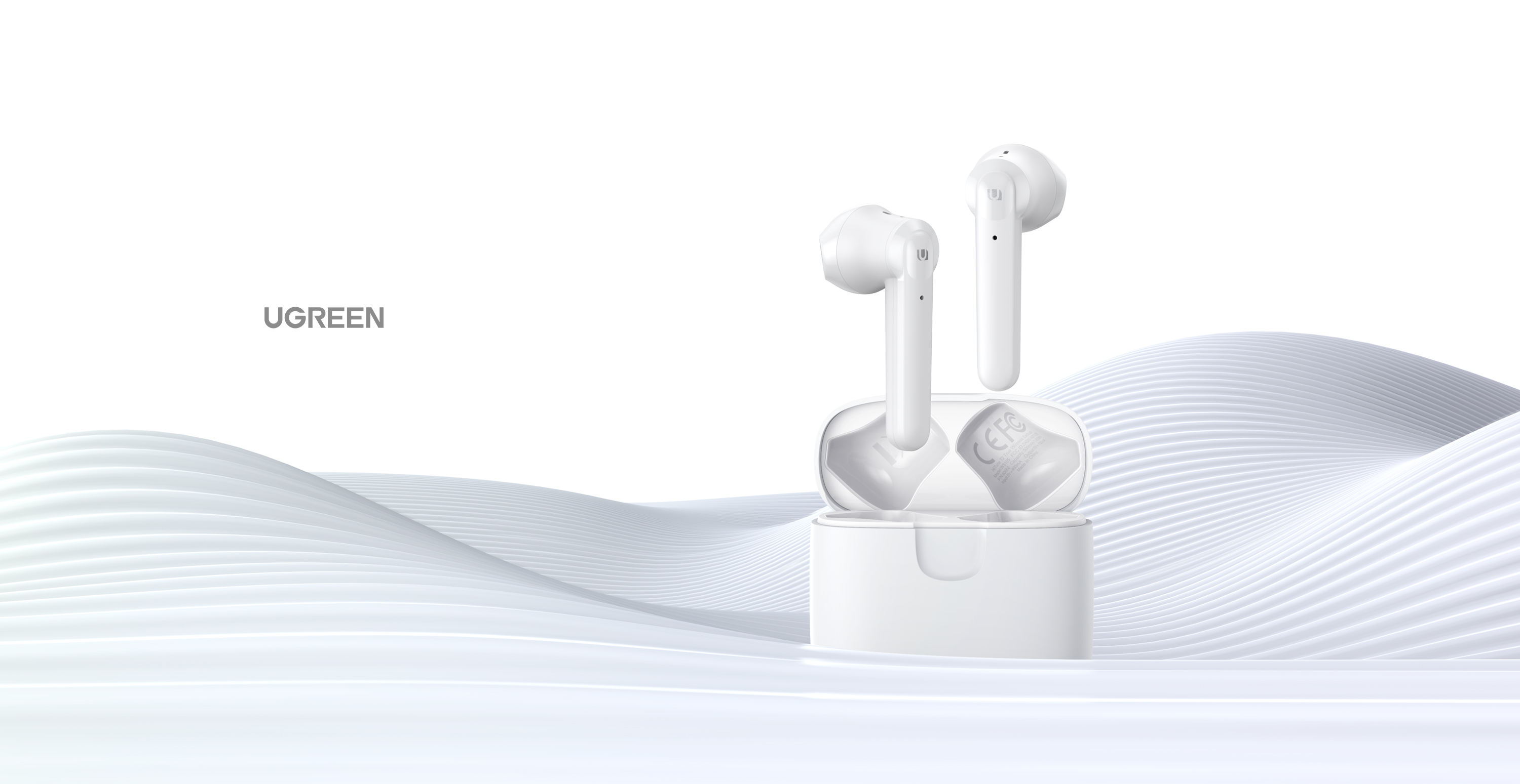 Product rendering，Green couplet，TWS headset，keyshot，Render，