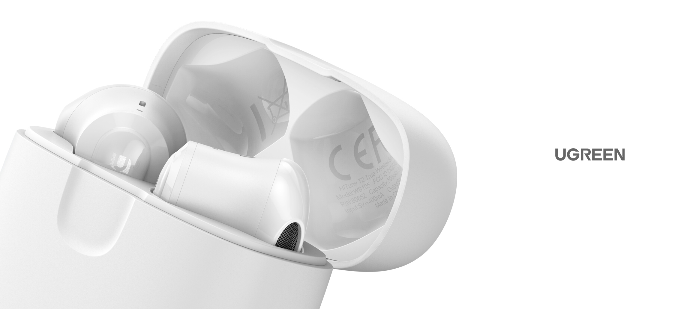 Product rendering，Green couplet，TWS headset，keyshot，Render，