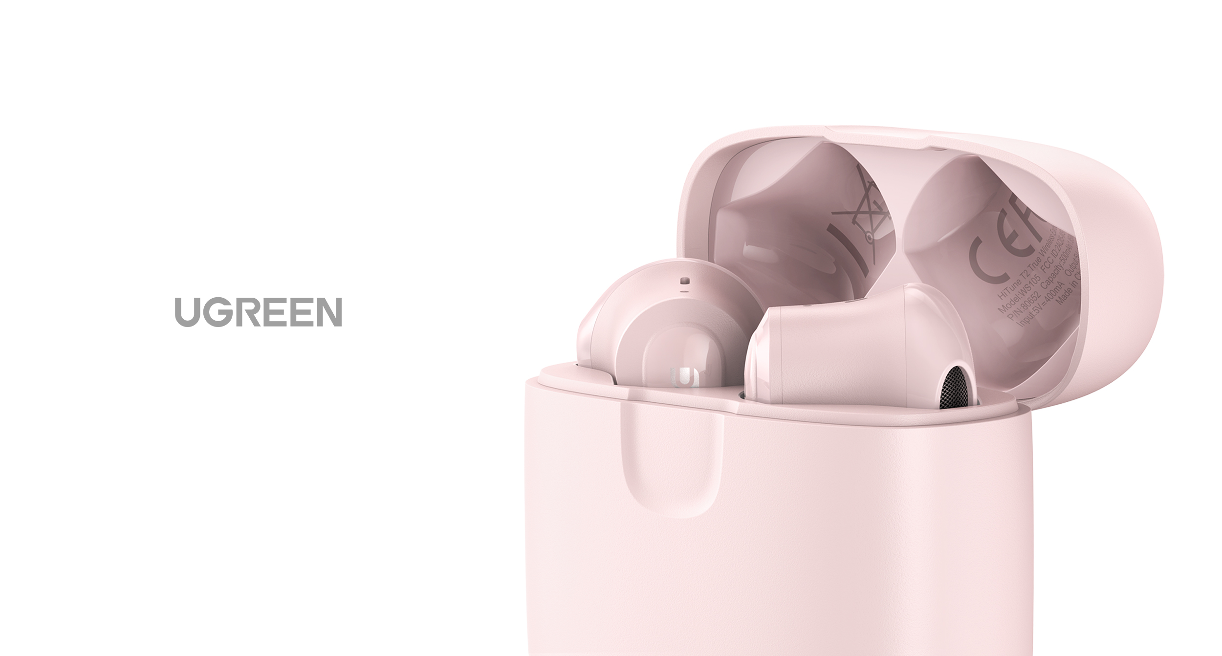 Product rendering，Green couplet，TWS headset，keyshot，Render，