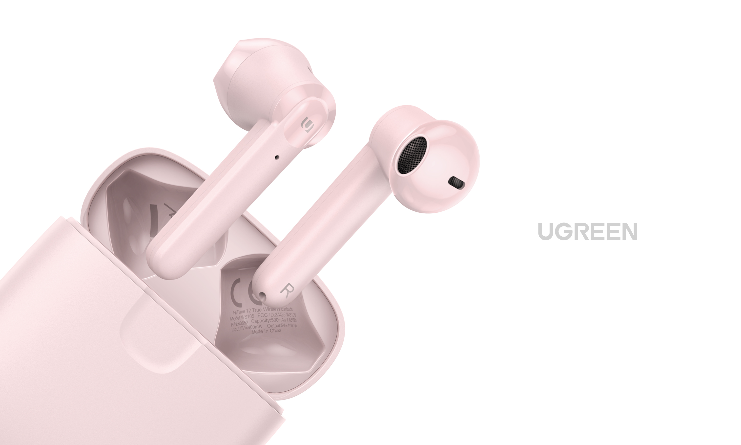 Product rendering，Green couplet，TWS headset，keyshot，Render，