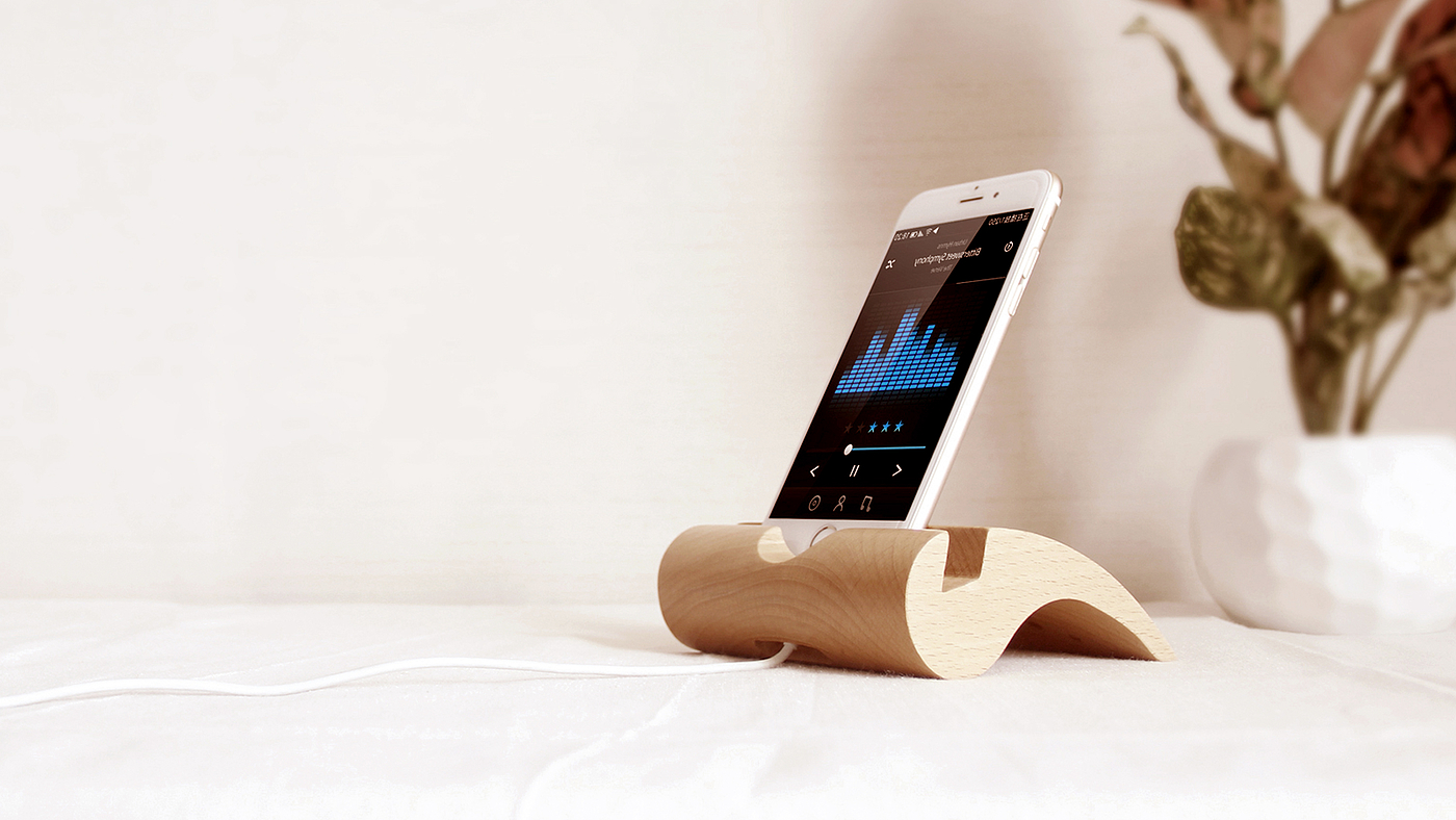 Creative support，Mobile phone bracket，Bracket，Original design，Wooden support，Pad nail，Creative design，Log support，Lazy bracket，