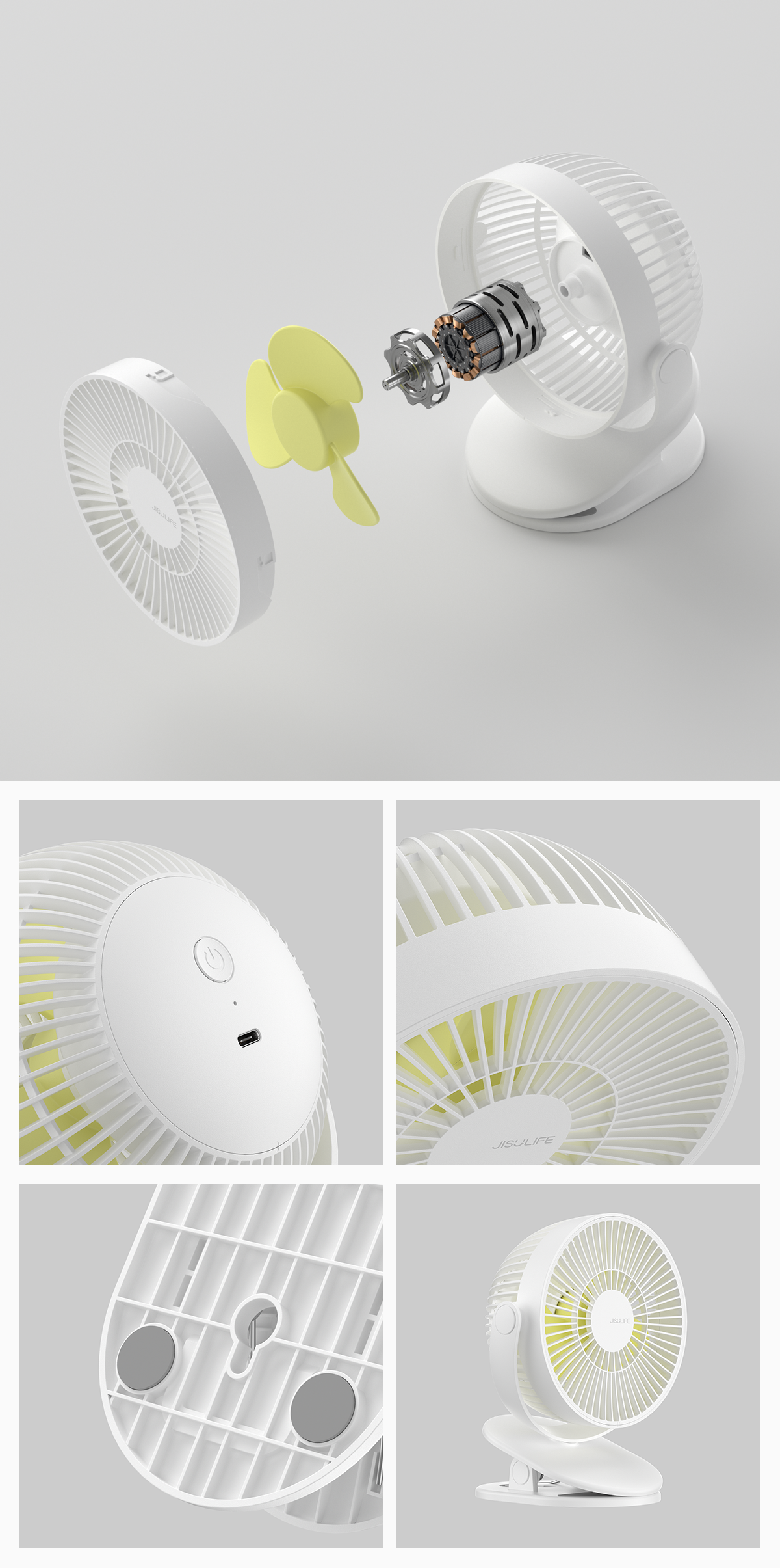 Product rendering，oc，Small fan，Audio cable，