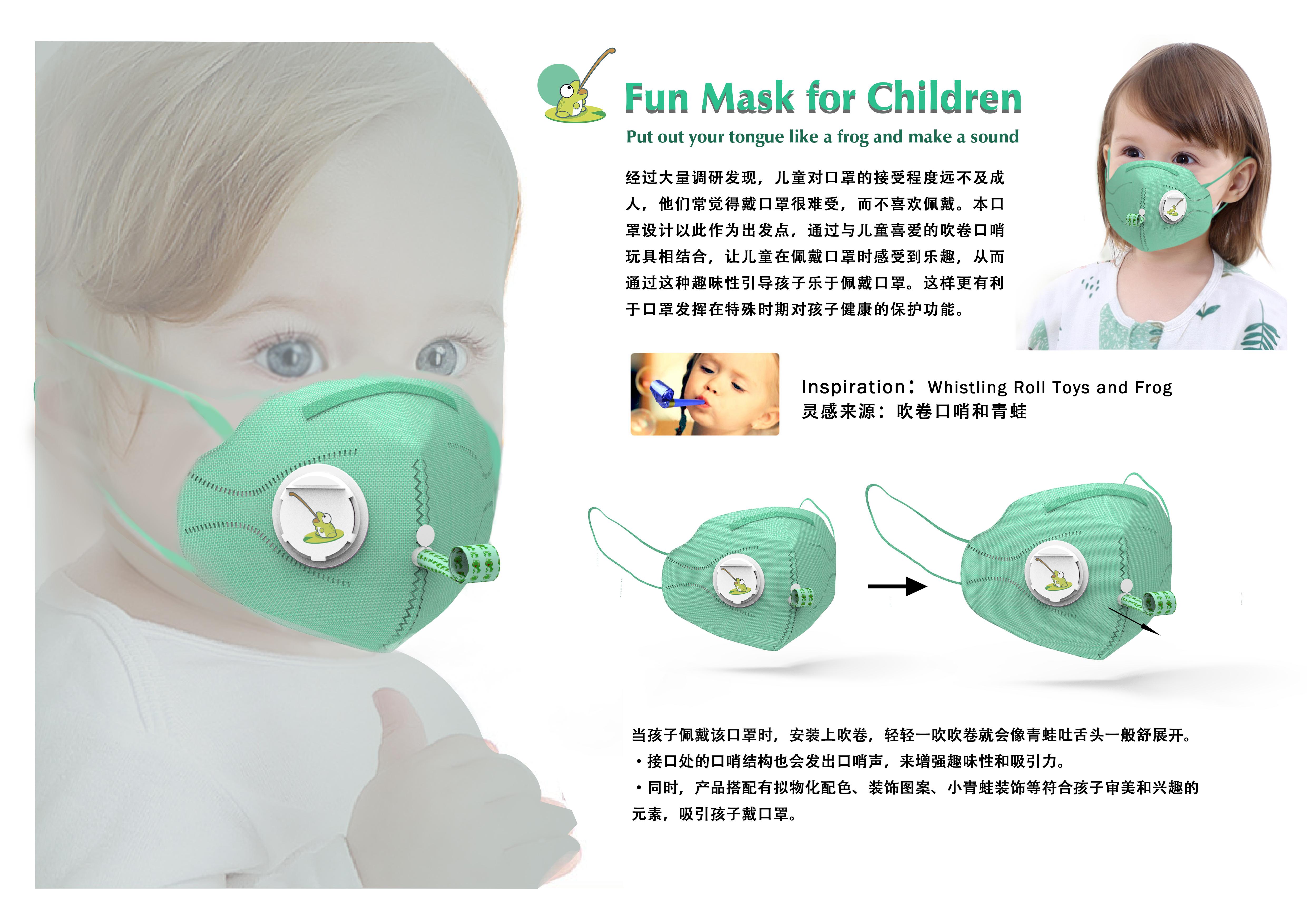 children，interest，Mask，frog，，
