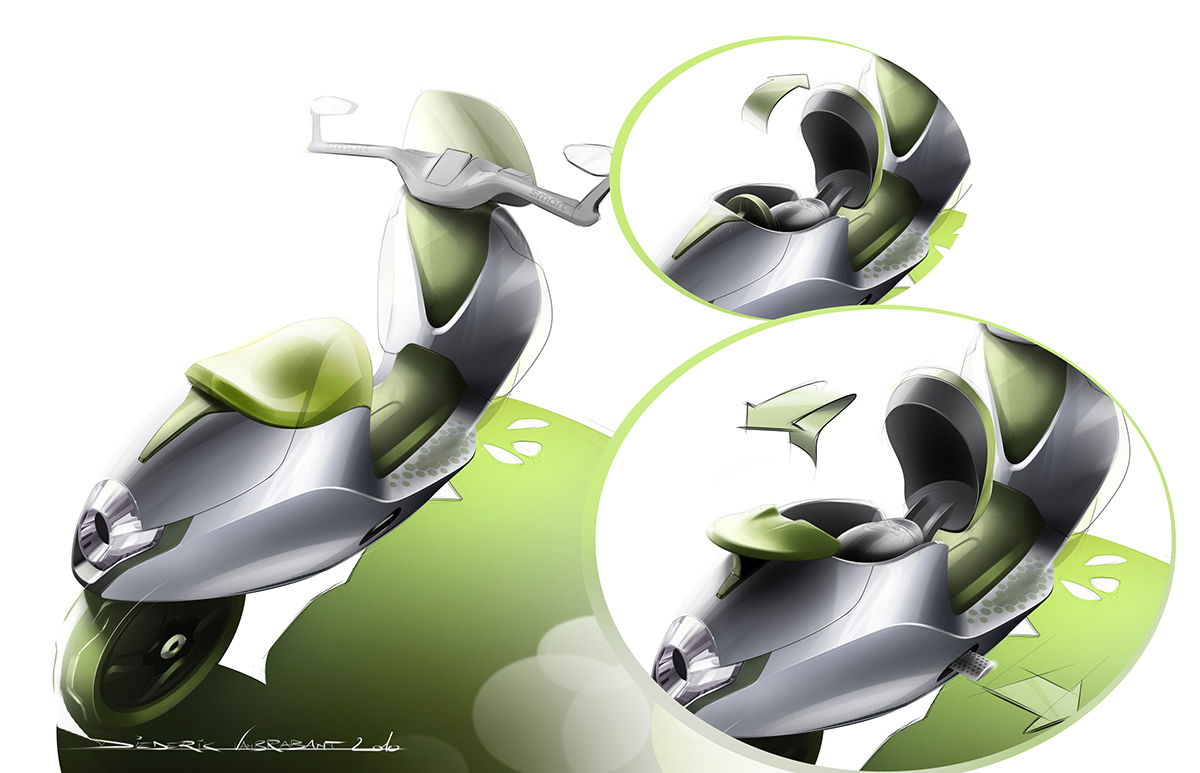 escooter，Smart car，chair，industrial design，