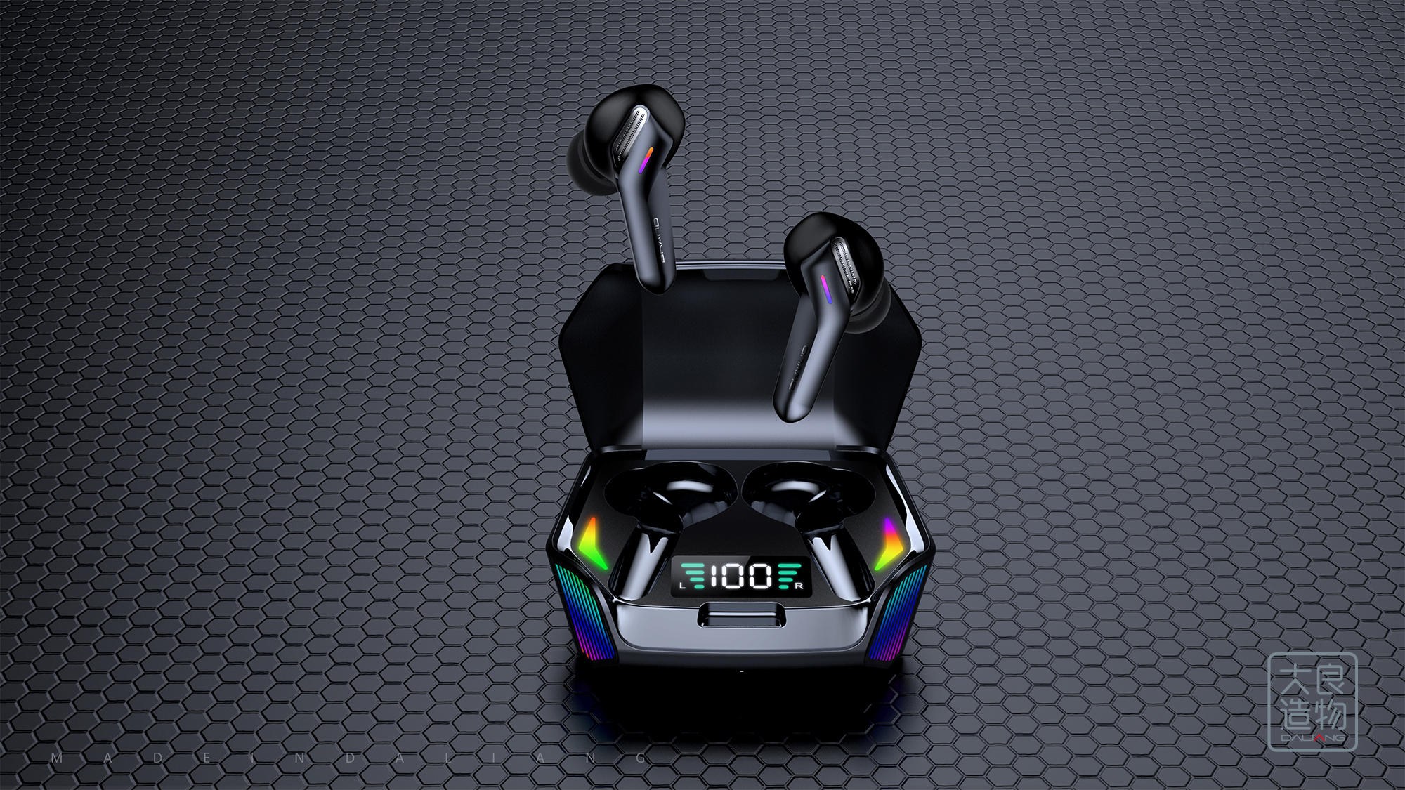 Wireless Bluetooth headset，Daliang creation，Black Shark 3，Special for eating chicken，