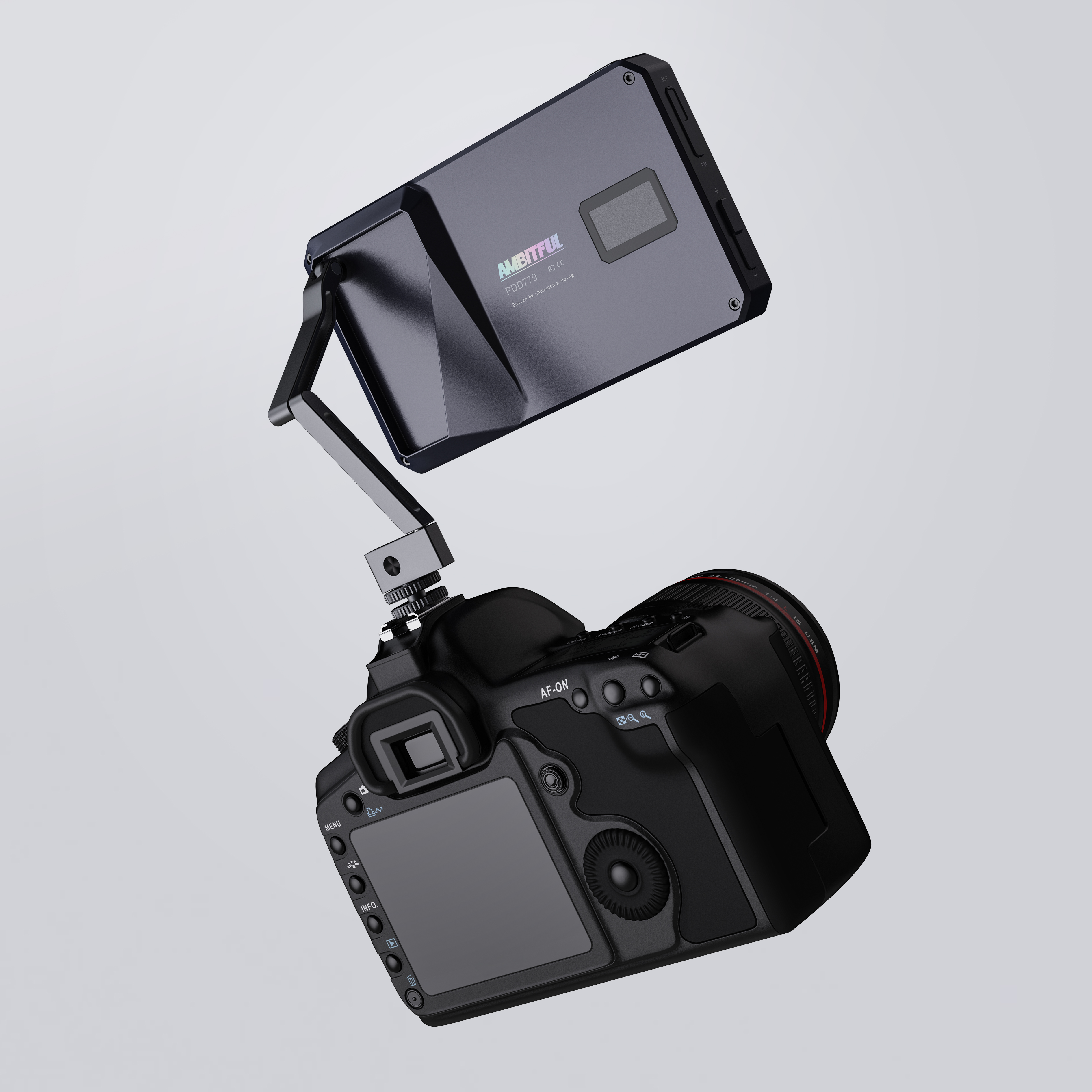 Design of photographic fill light，Live fill light，Photography lamp design，