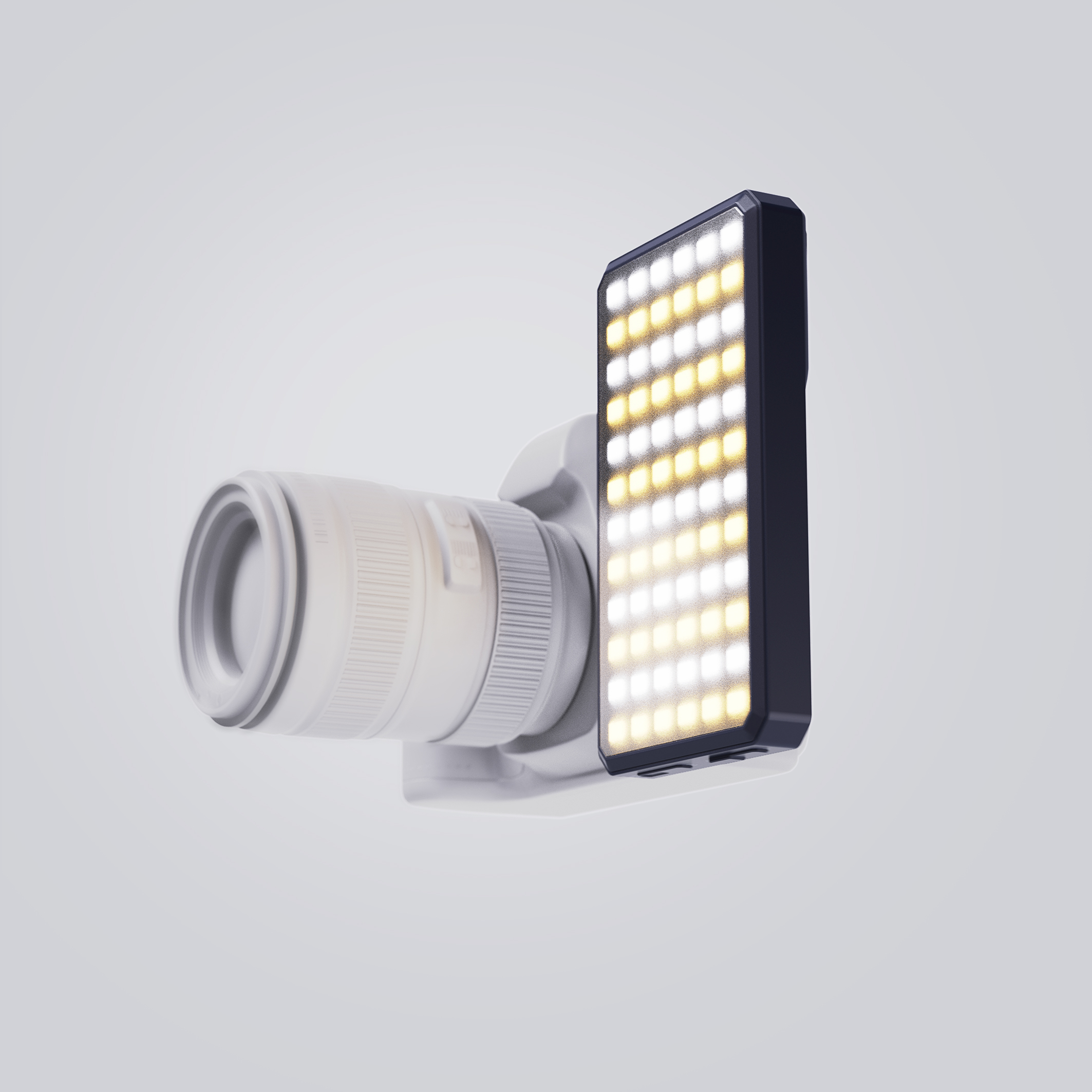 Design of photographic fill light，Live fill light，Photography lamp design，