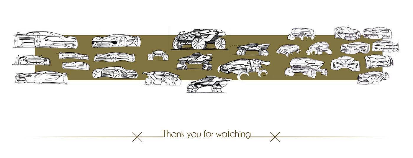 Hand drawn，automobile，