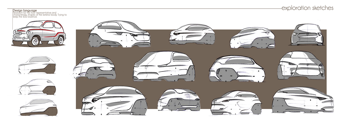 Hand drawn，automobile，