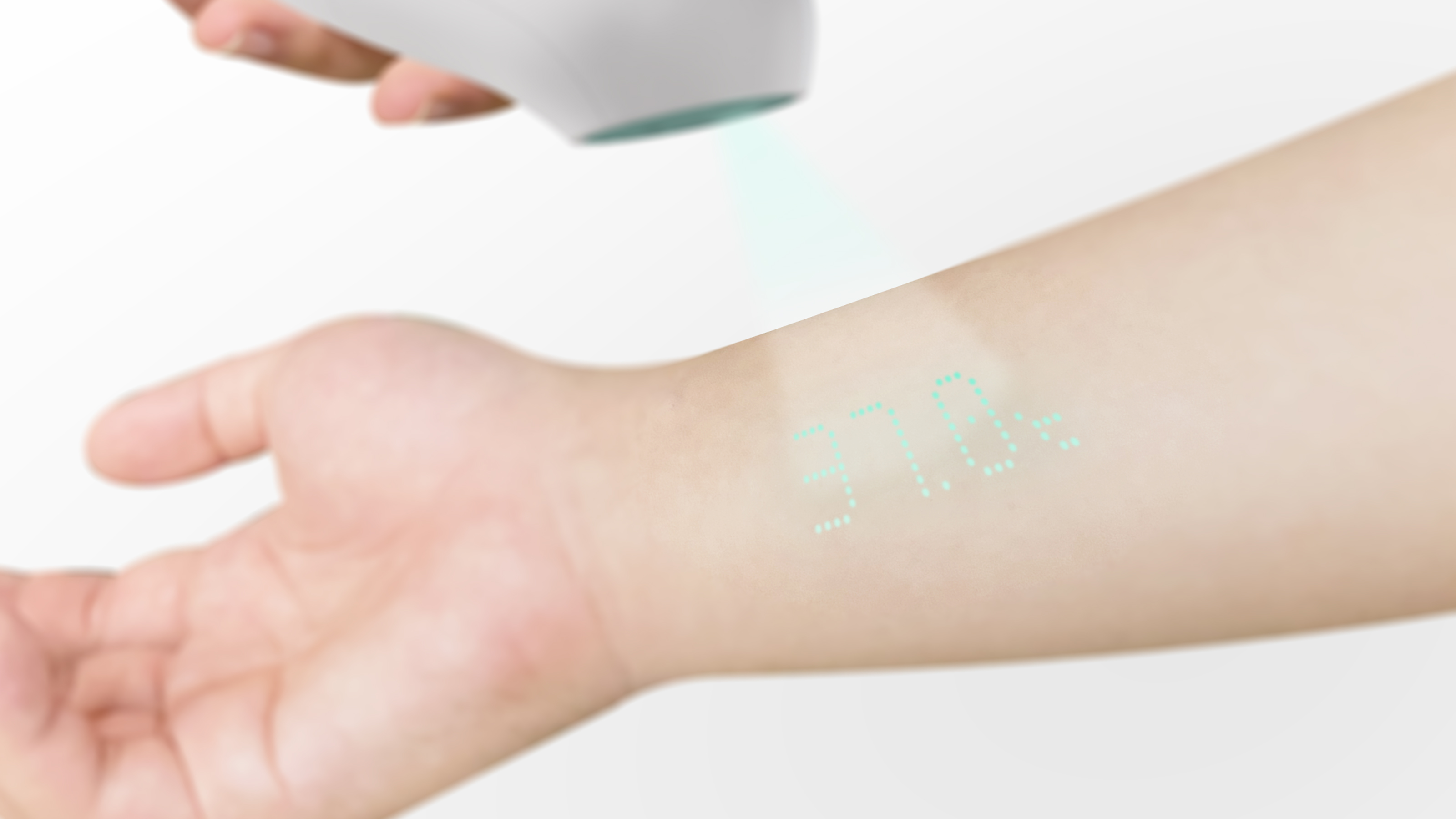thermodetector，product design，Projection，white，medical care，thermometer，