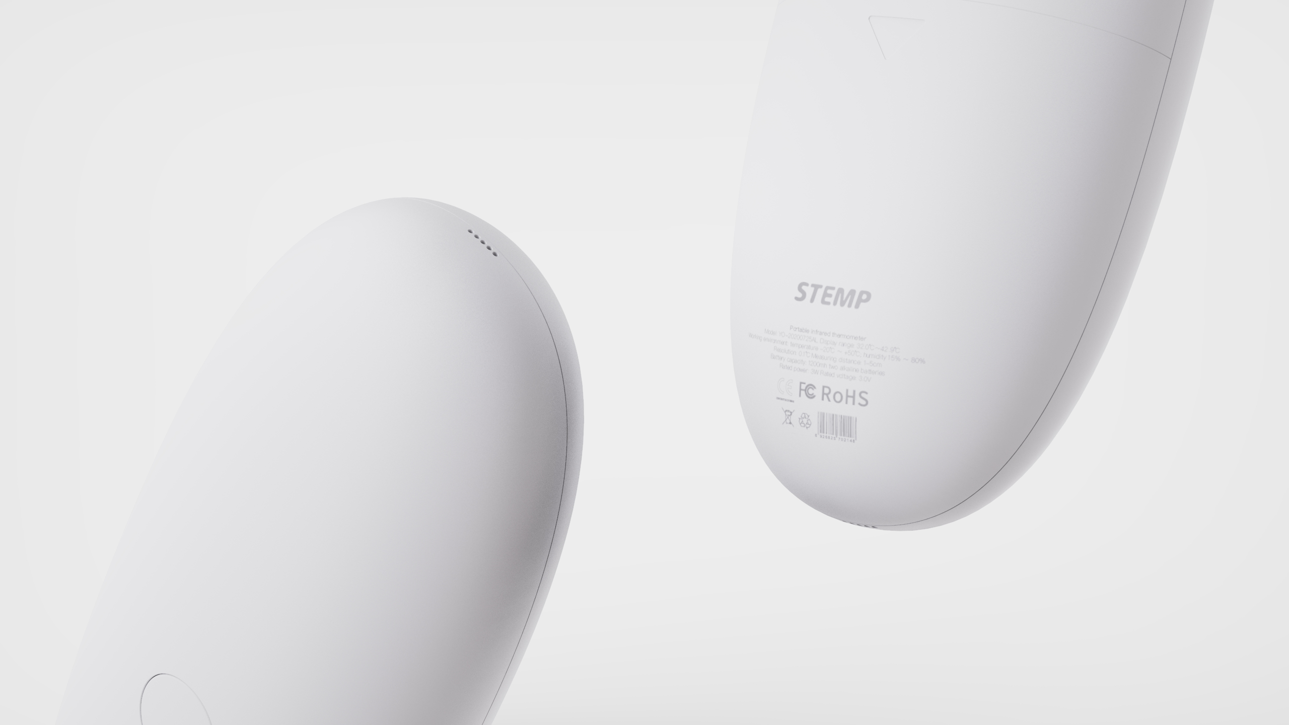 thermodetector，product design，Projection，white，medical care，thermometer，