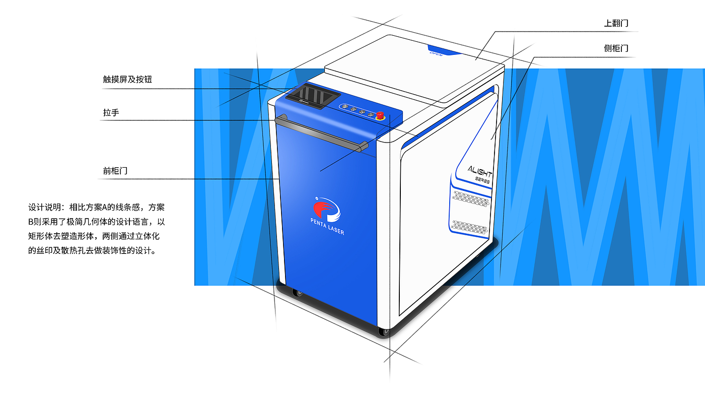 Sheet metal and laser cleaning machine，