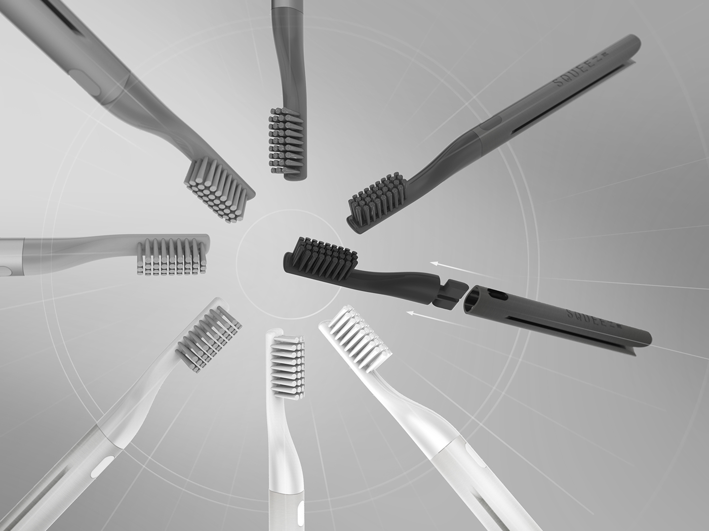 toothbrush，intelligence，sustainable，Replaceable，