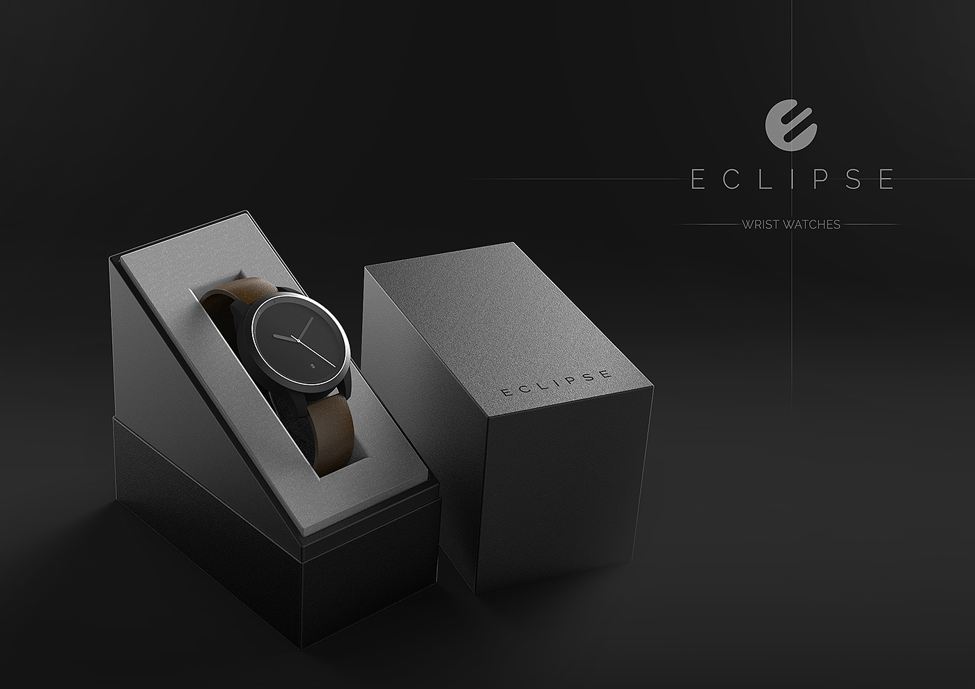 eclipse，Wrist watch，Simplicity，product design，