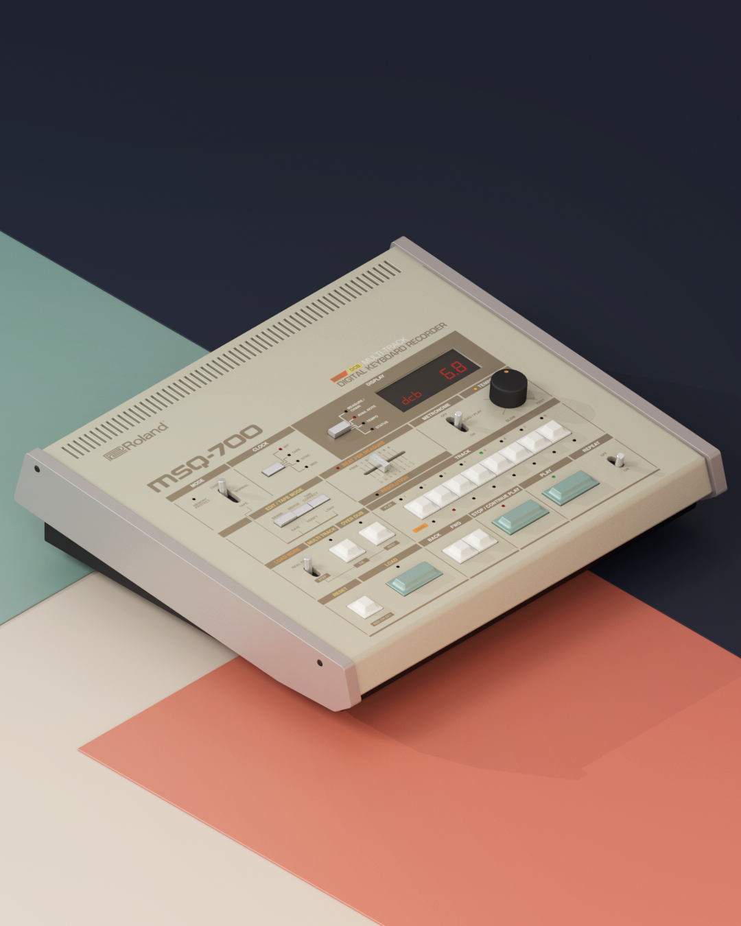 3D, modeling, electronic music, equipment，