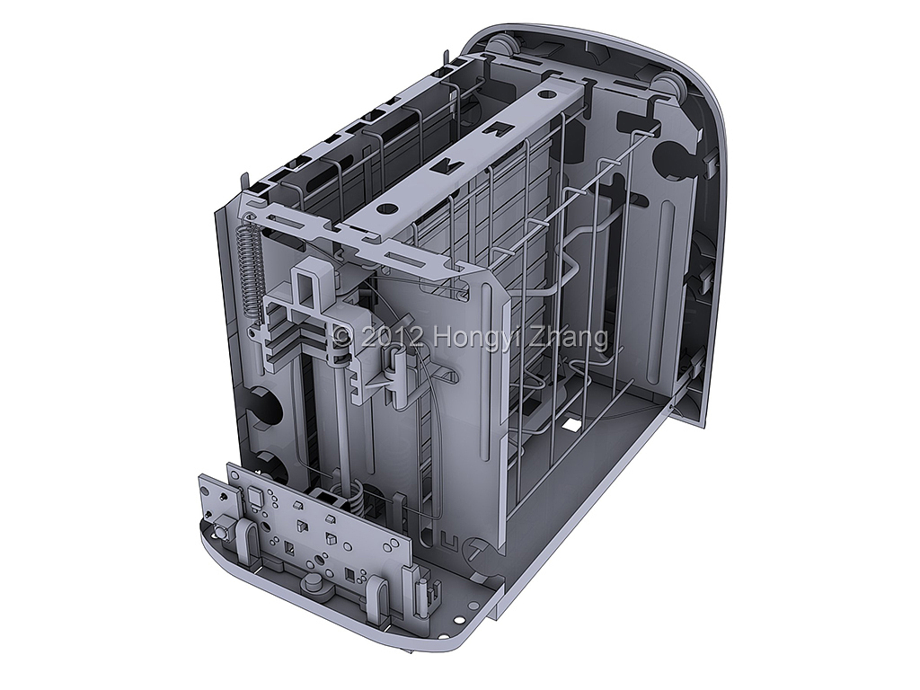 Toaster Exploded ViewN 普象网