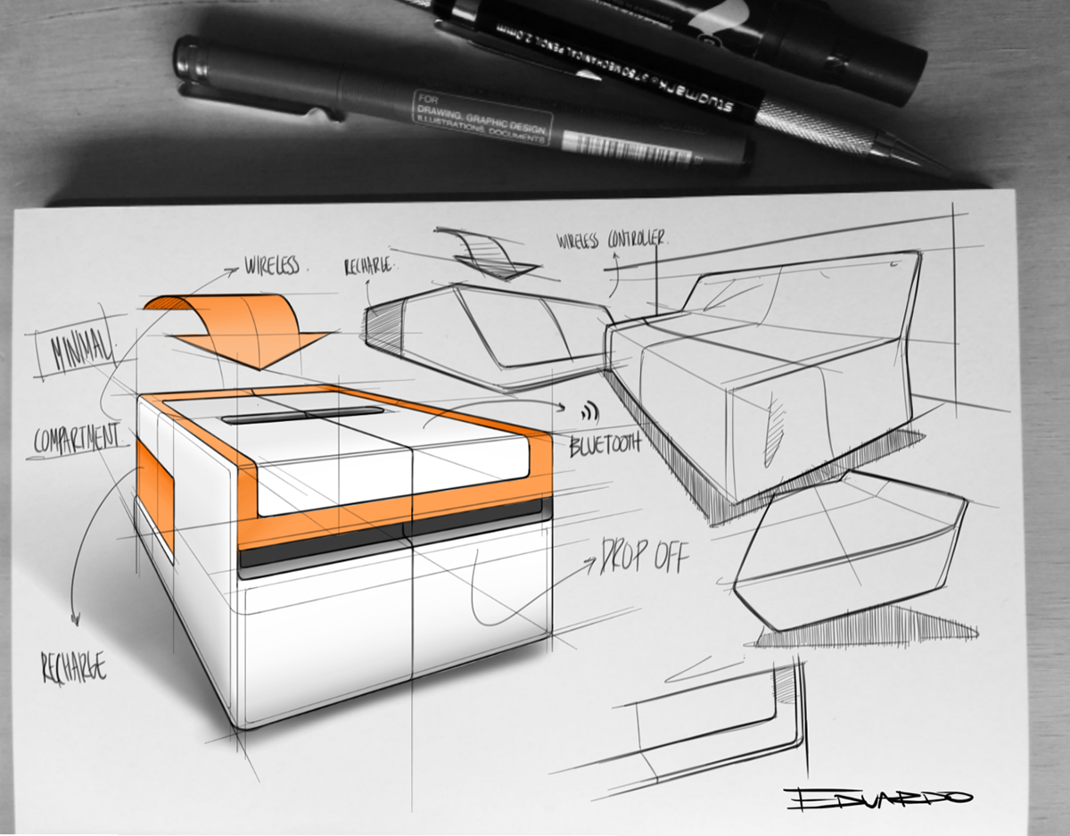 design sketch，product，Hand drawn，