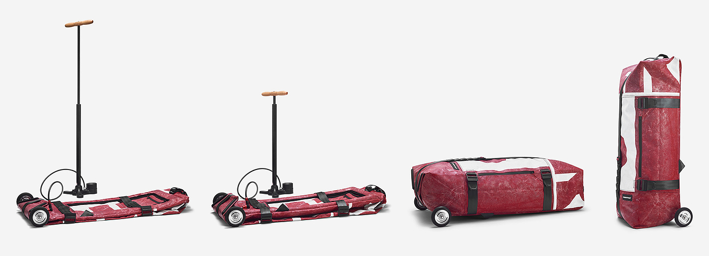 environment protection，inflation，Portable，suitcase，