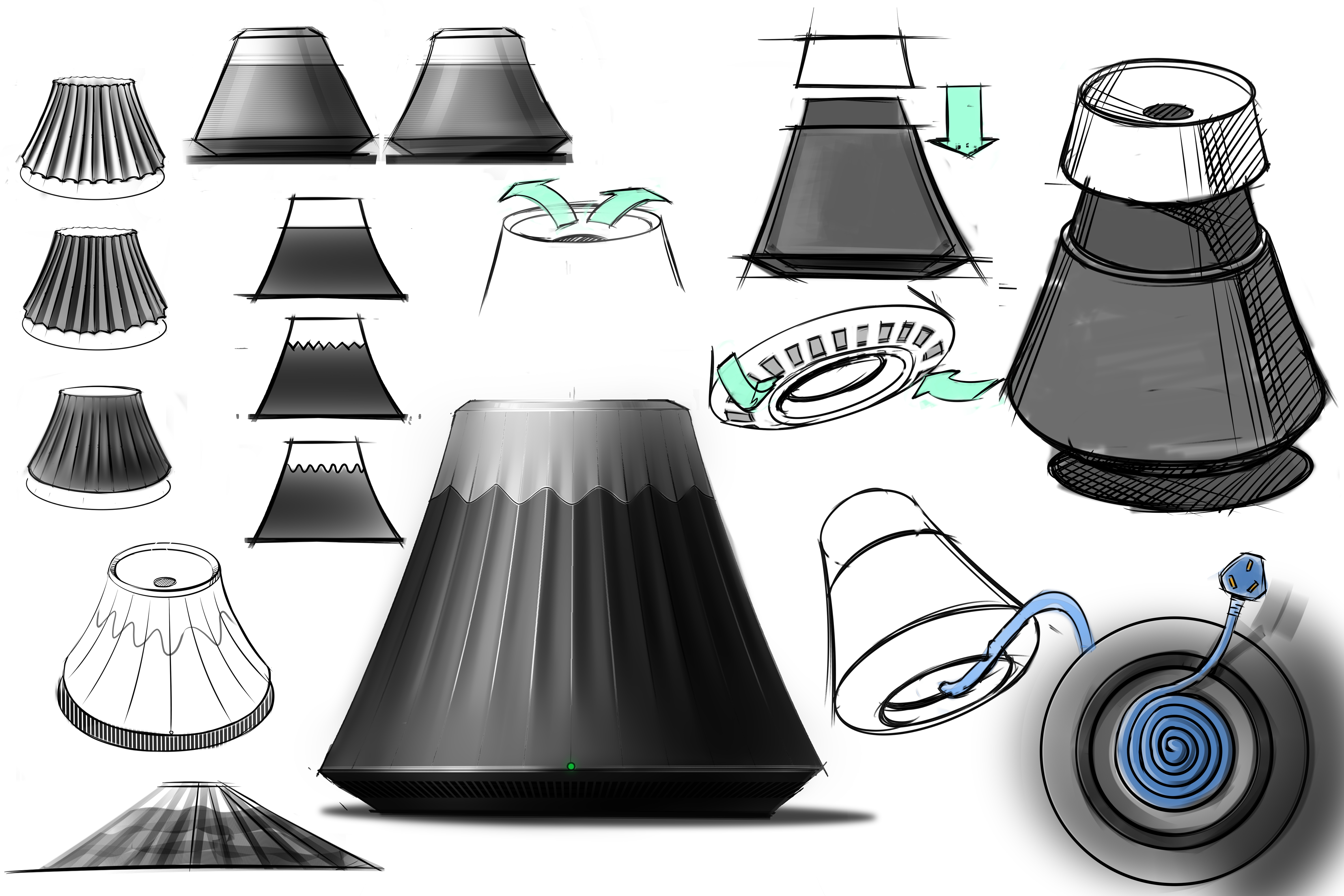 sketch，Ubee ，Humidifier，