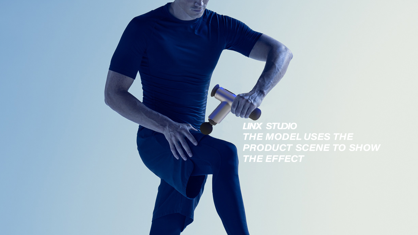 Massage gun, fascia gun, sports fitness，