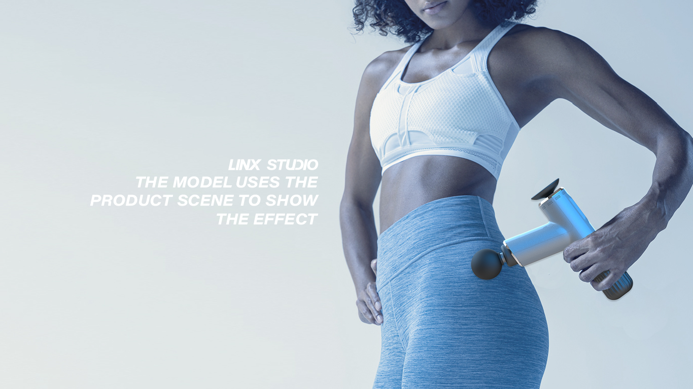 Massage gun, fascia gun, sports fitness，