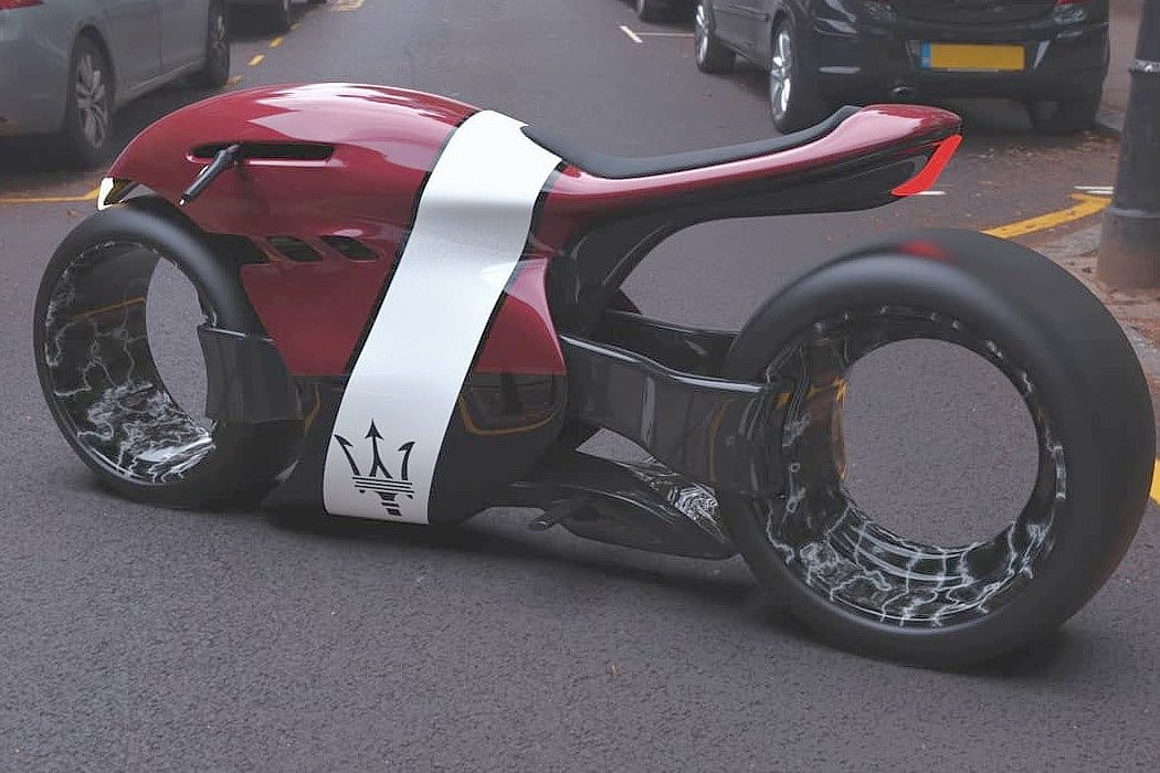 Maserati electric motorcycle，