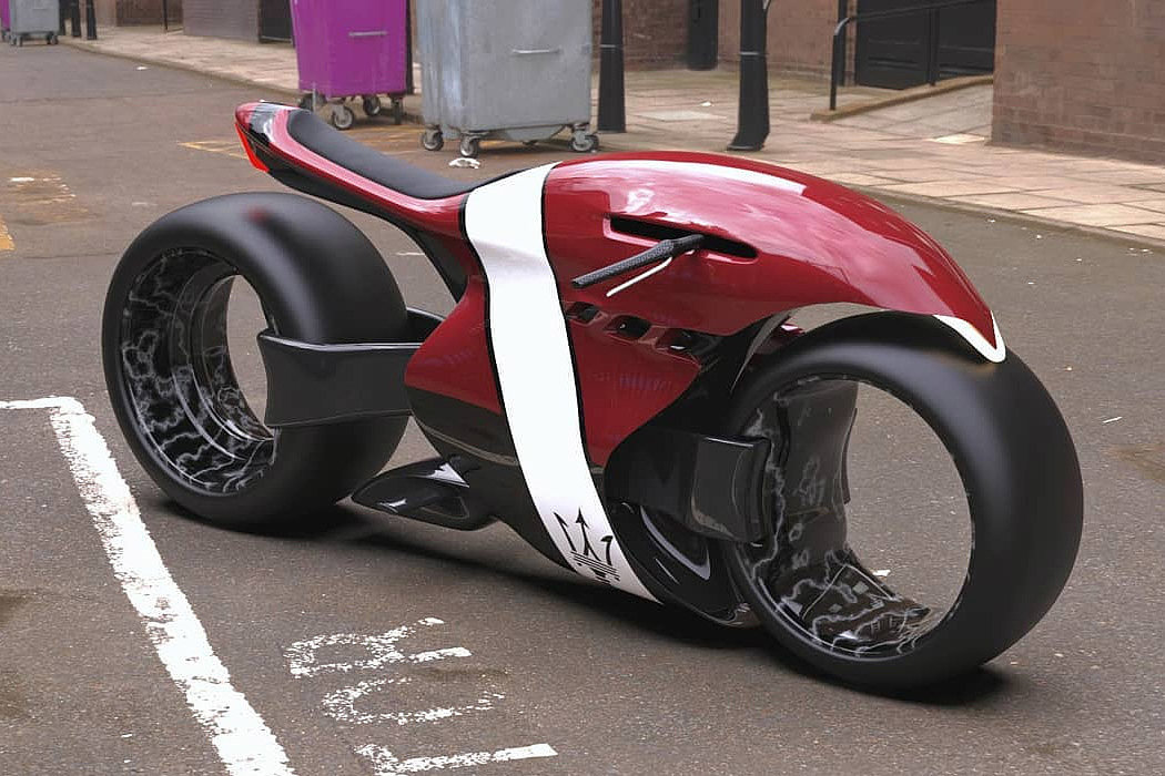 Maserati electric motorcycle，