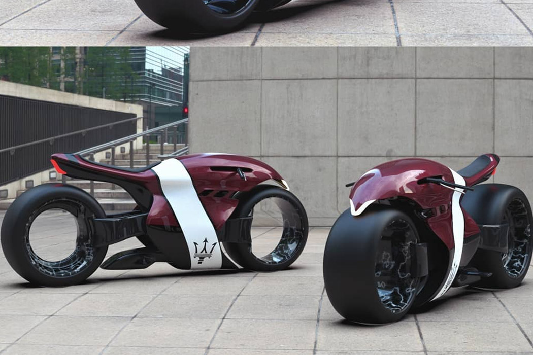 Maserati electric motorcycle，