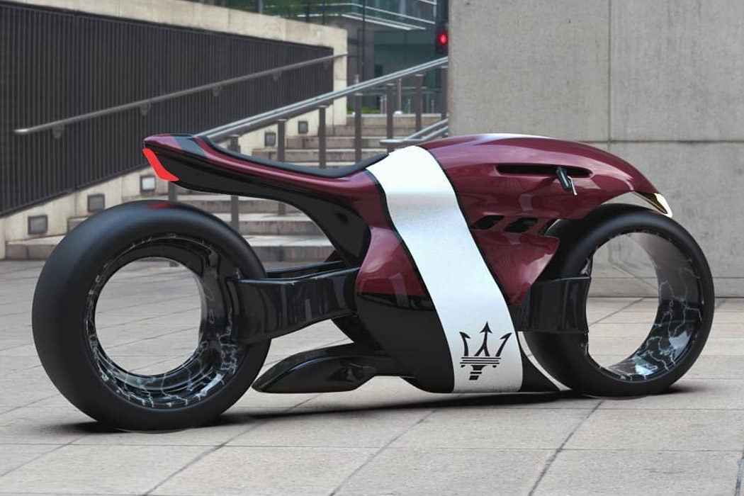 Maserati electric motorcycle，