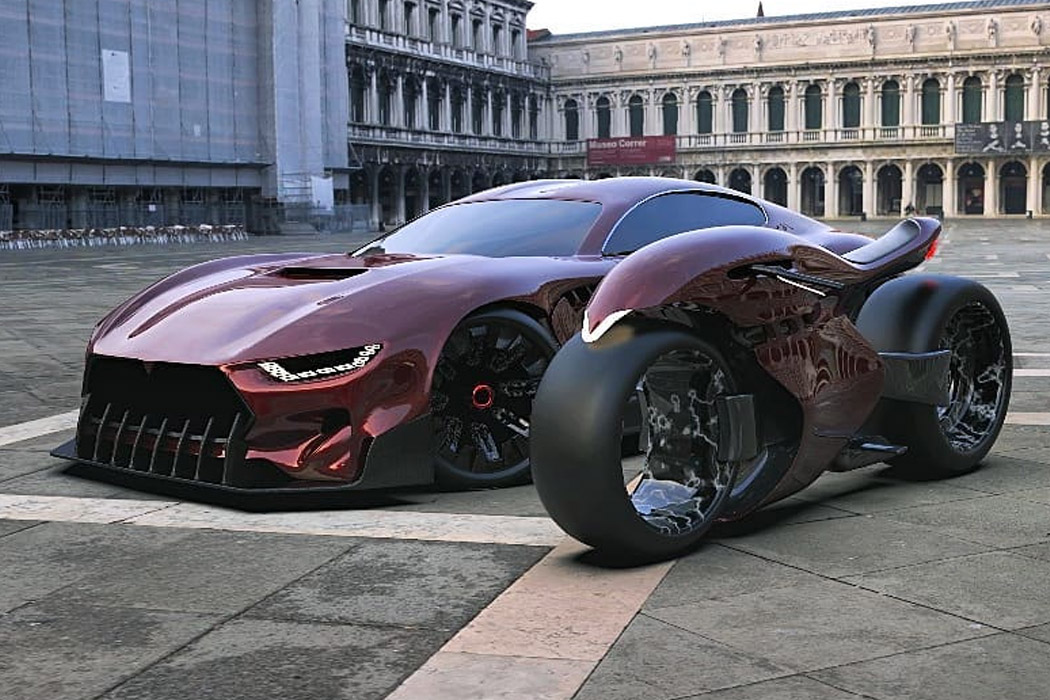 Maserati electric motorcycle，