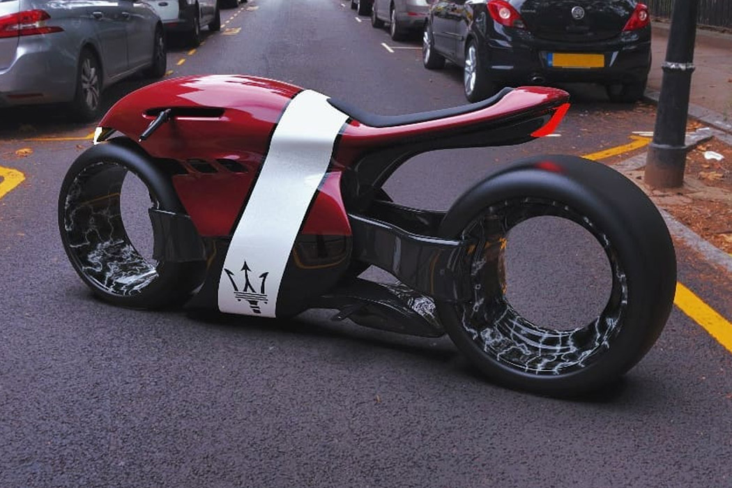 Maserati electric motorcycle，