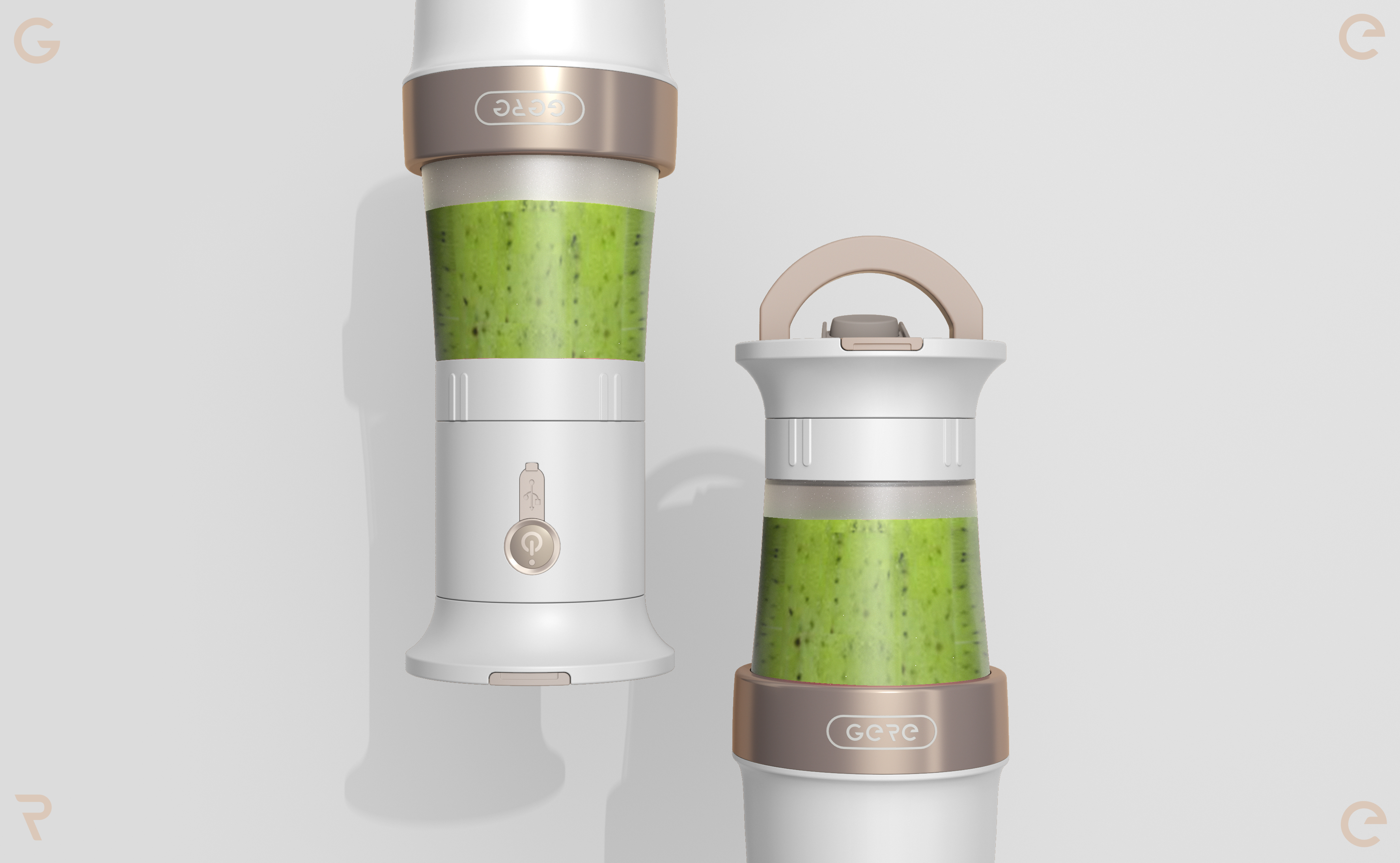 Folding products，silica gel，Grey design，Folding juicing cup，Folding kettle，，