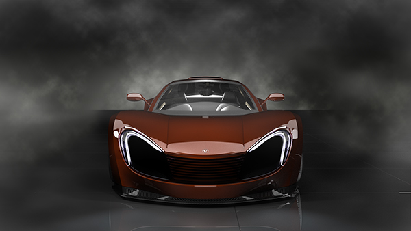 Sports car，Render，high-precision，