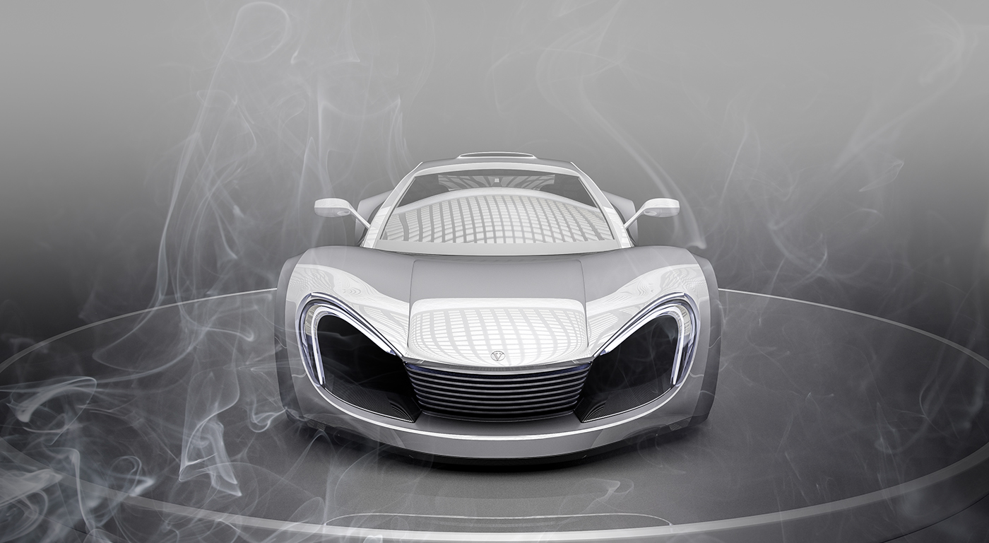 Sports car，Render，high-precision，