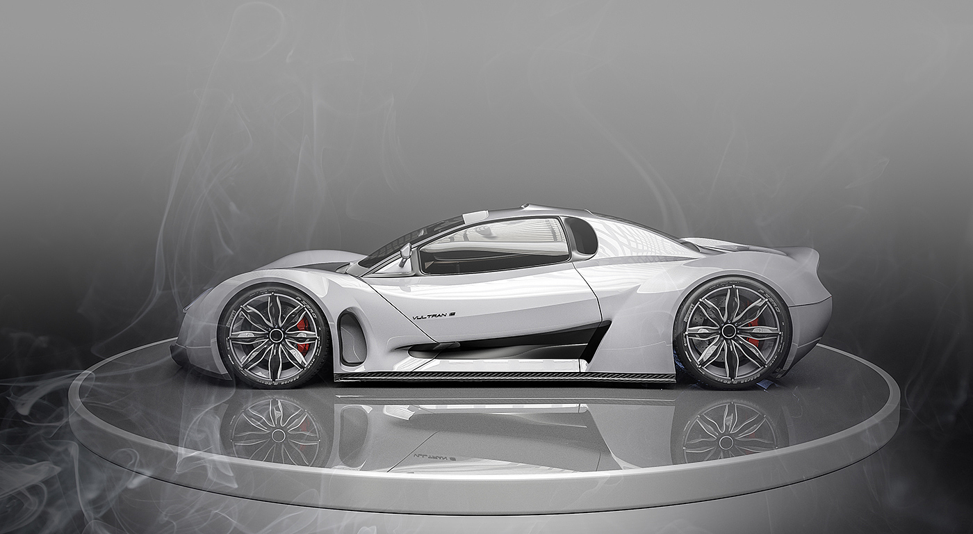 Sports car，Render，high-precision，