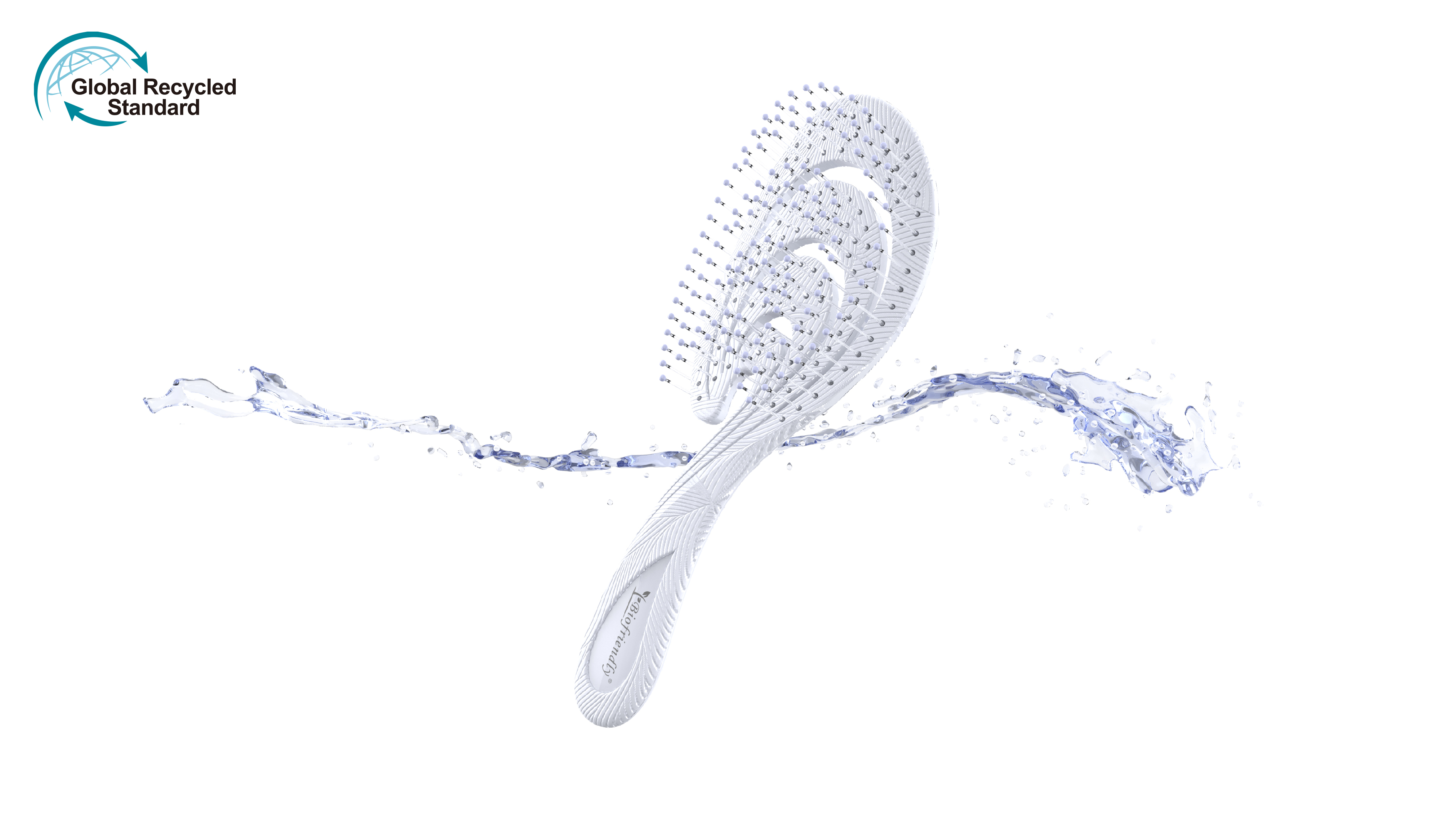 Environmentally friendly hair combs, marine garbage, waves，