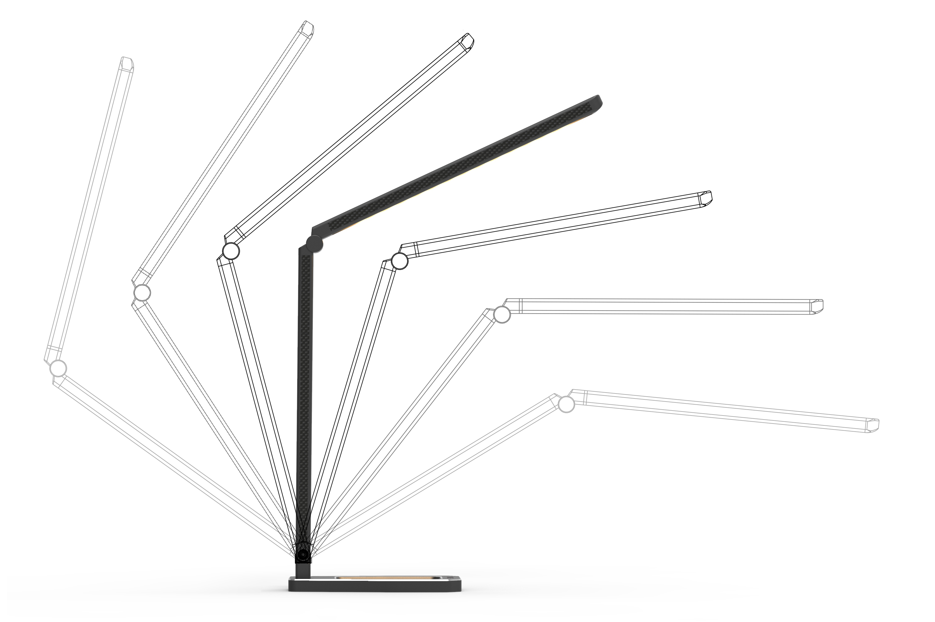 Desk lamp，Multifunctional desk lamp，lamps and lanterns，lighting，environment protection，RC table lamp，