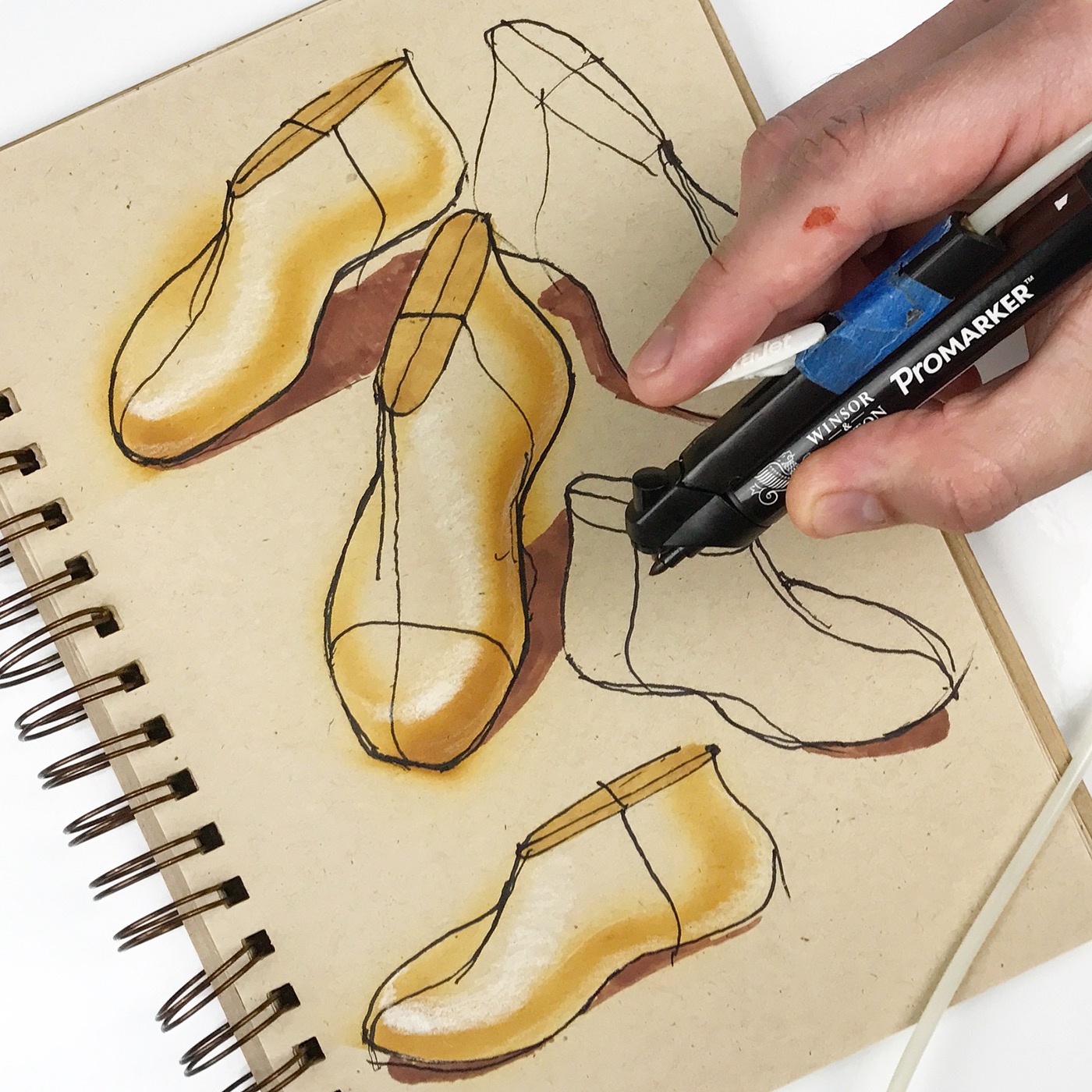 Essays, hand-painted, food，