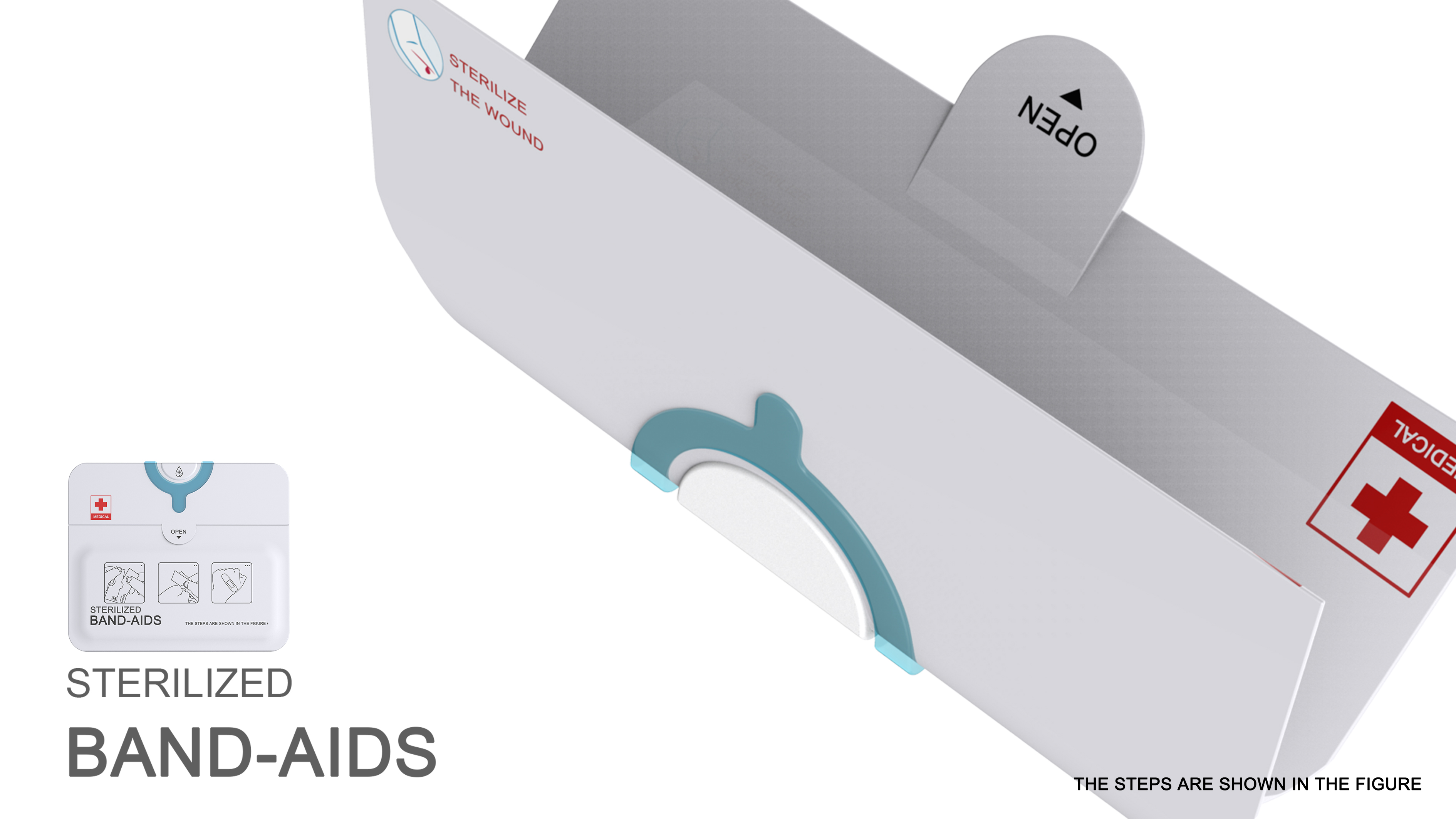 Band aid，disinfect，quick，packing，medical care，