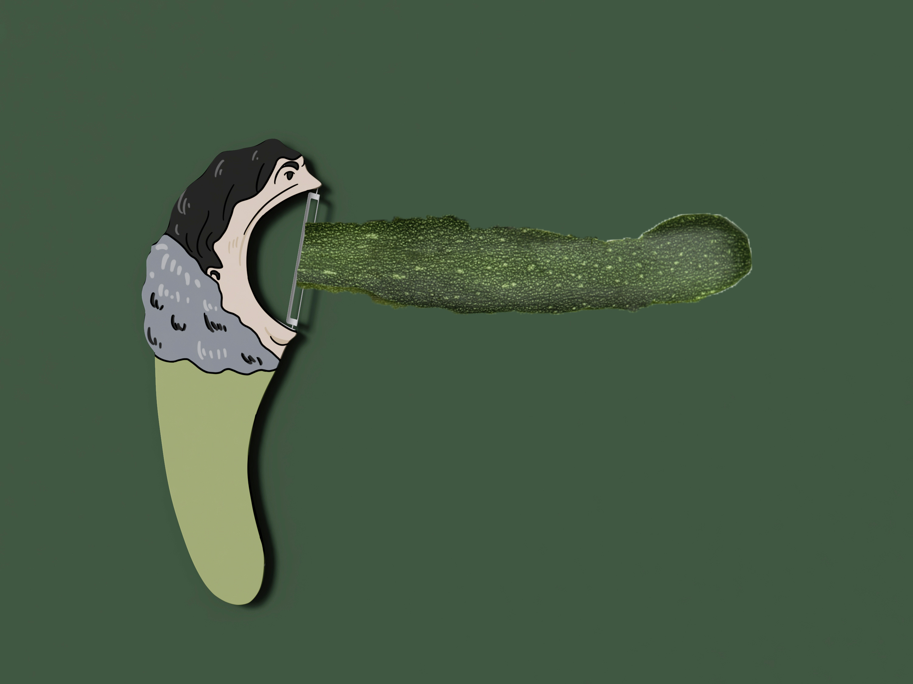 Household daily use，Commodity Design，Peeler，product design，Appearance design，ID design，IP image design，Kitchen supplies design，