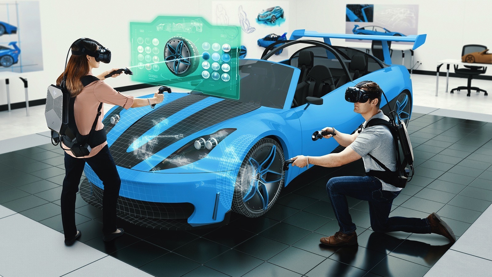 Backpack computer，vr，Direction innovation，