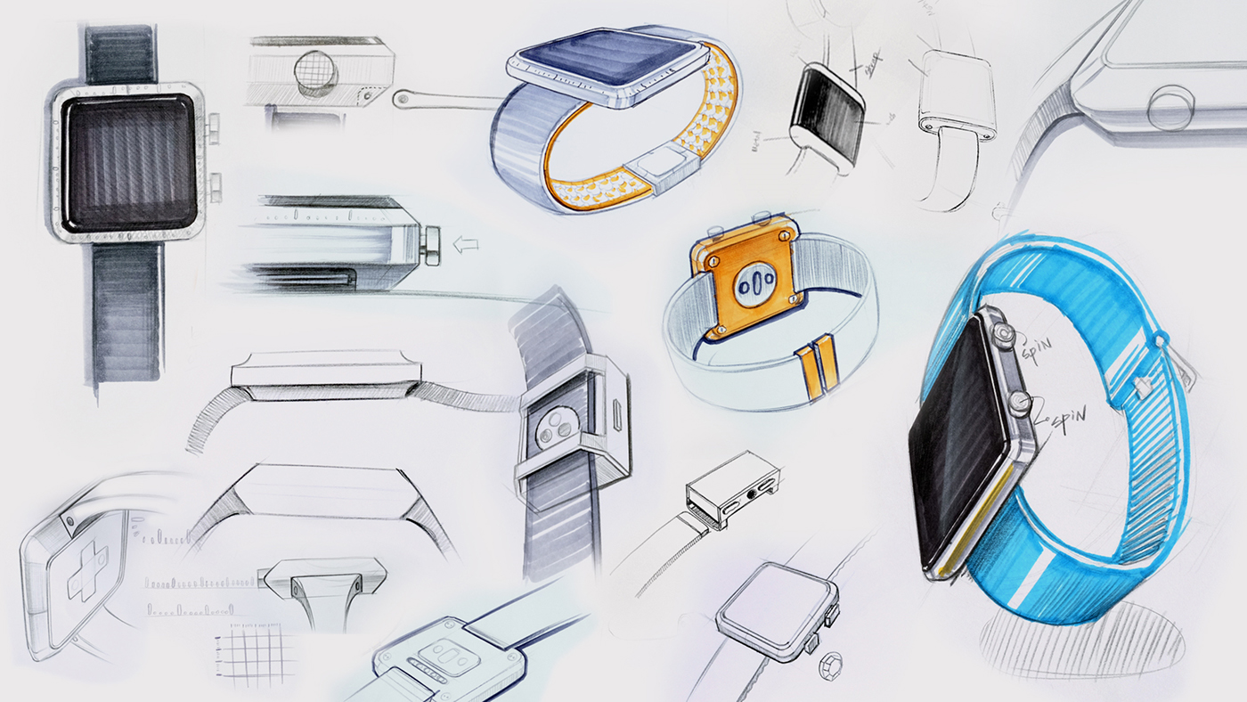 black，intelligence，Wrist watch，