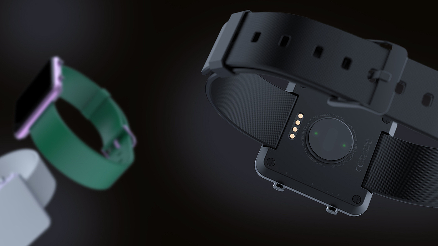 black，intelligence，Wrist watch，