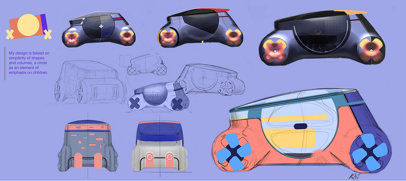 automobile，children，concept，
