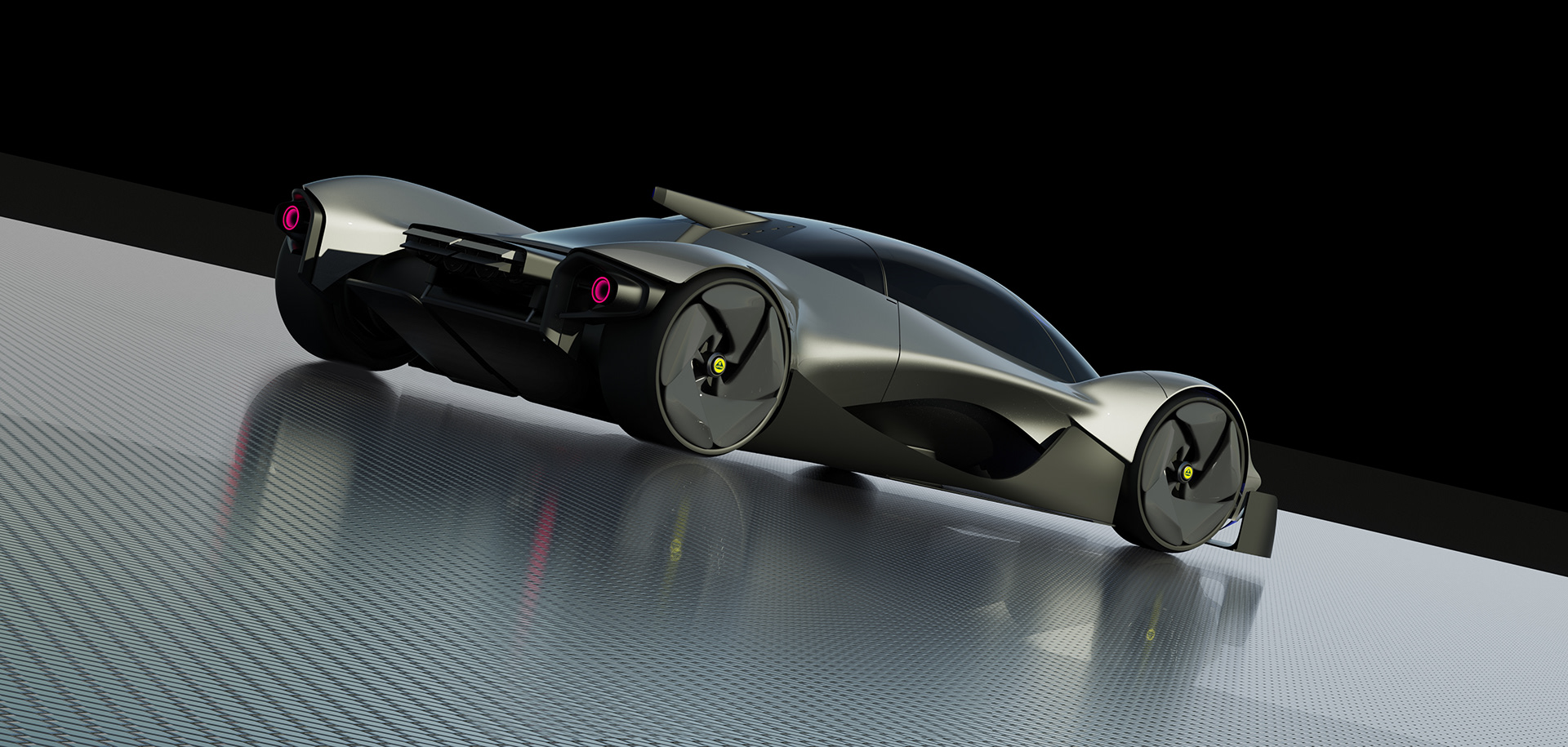 Vladislav Kulikov，Automobile design，lotus，conceptual design，Rail car，silver gray，